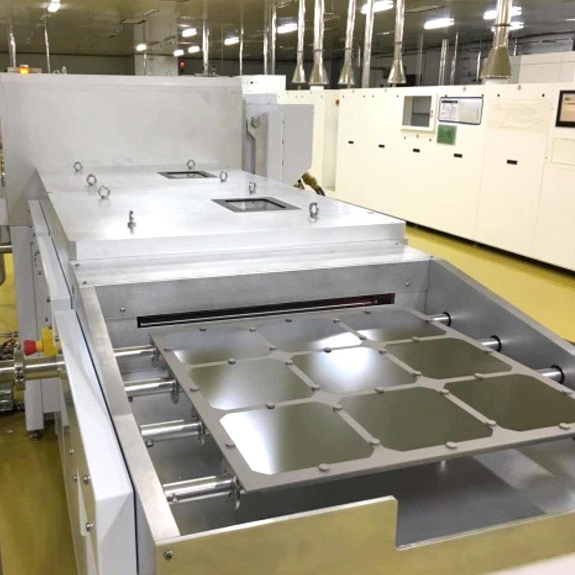 [background image] image of a futuristic laboratory setting (for a ai biotech company)